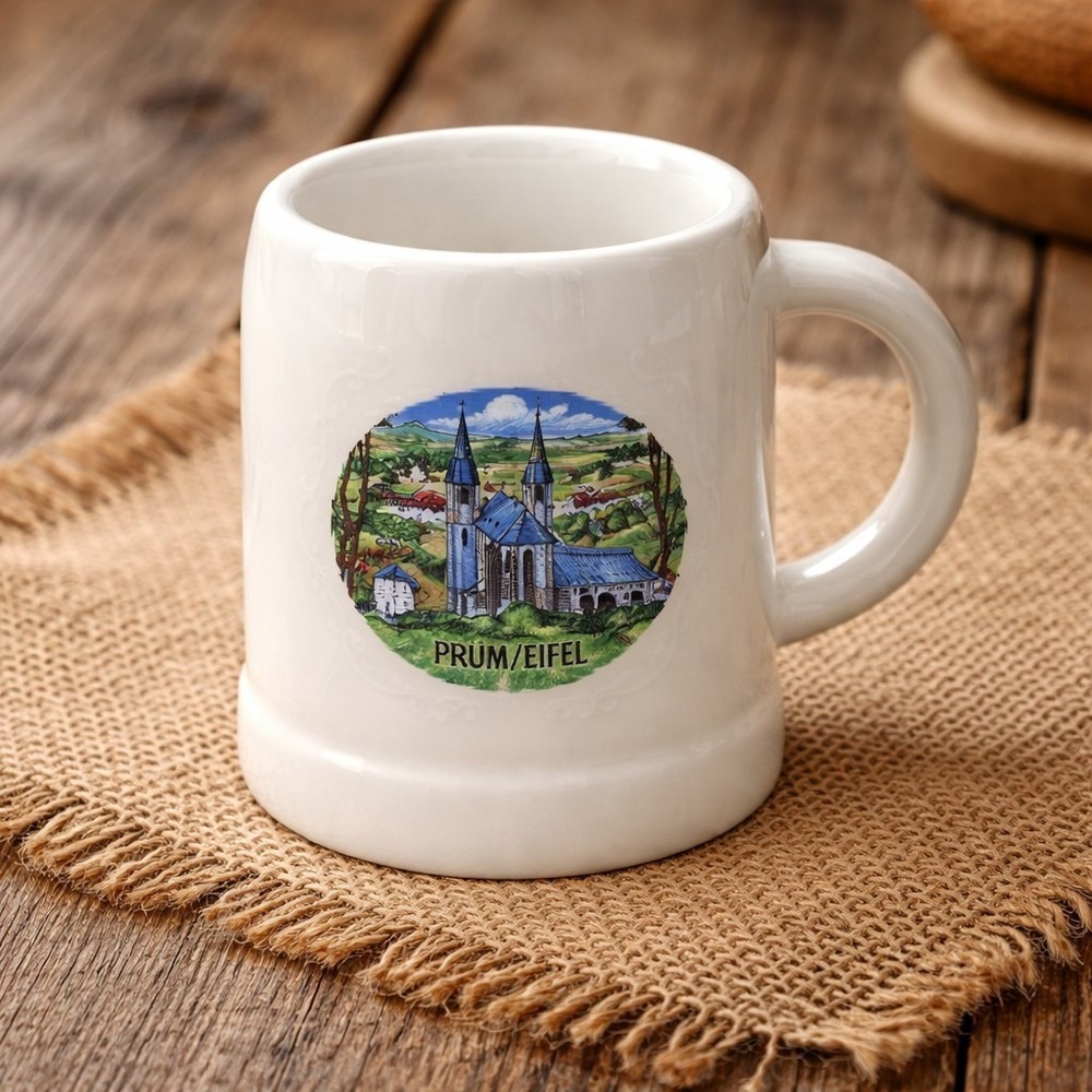 Vintage Miniature Beer Stein Souvenir‎ Of Prum/Eifel Germany